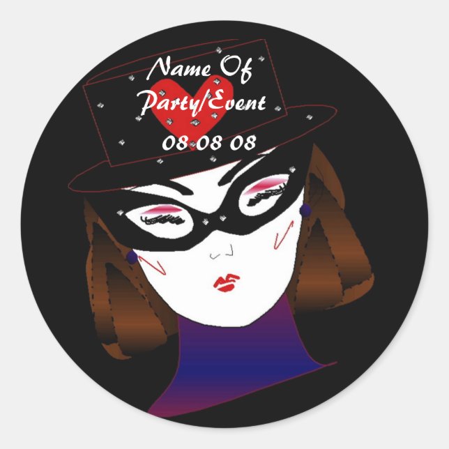 "It's My Party I" Sticker - Customisable (Front)