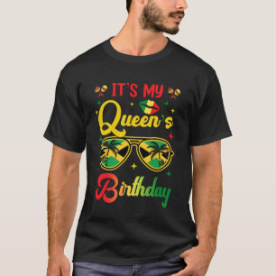 It's My Queen's Birthday Jamaica Birthday Girl Par T-Shirt