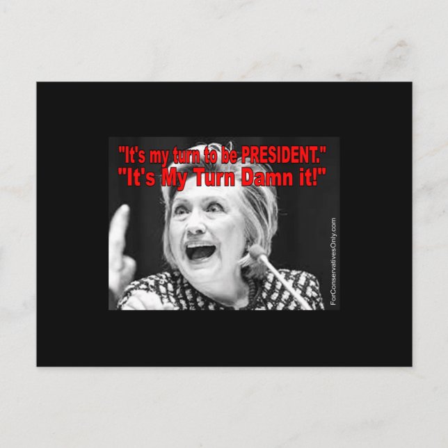 It's My Turn! Postcard (Front)