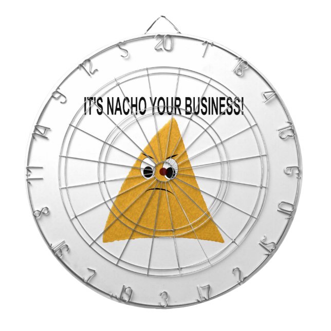 It's Nacho Your Business Dartboard (Front)