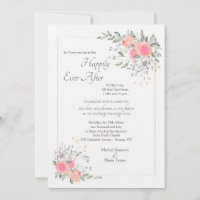 It's Never Too Late Second Wedding Invitation
