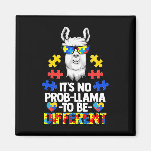 It's No Prob-llama To Be Different Autism Women Gi Magnet