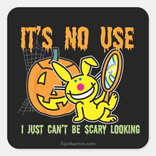 It's No Use Square Sticker (Front)