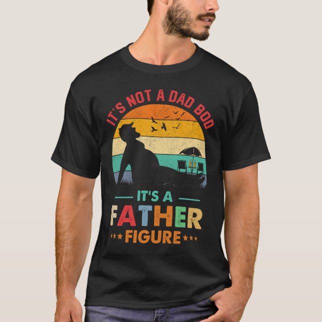 It's Not A Dad Bod It's A Father Figure Beer Funny T-Shirt (Front)