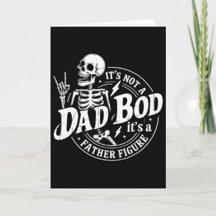 It's Not A Dad Bod It's A Father Figure Retro Fath Card