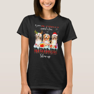 It's Not A Party Until A Few Havaneses Santa Show  T-Shirt