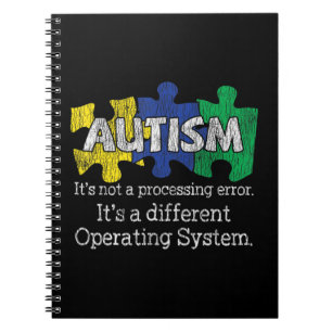 It's Not A Processing Error Mum Dad Family Autisti Notebook