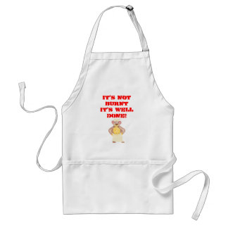 It's not burnt it's well done! standard apron