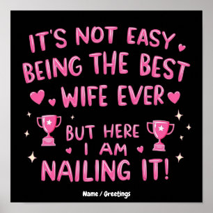 It's Not Easy Being the Best Wife Ever, Here I'm Poster
