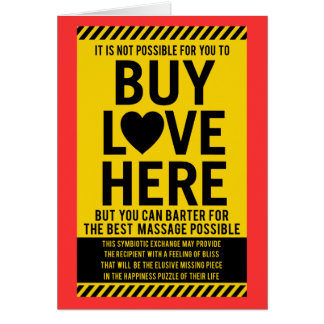 It's Not Possible For You To BUY LOVE Here