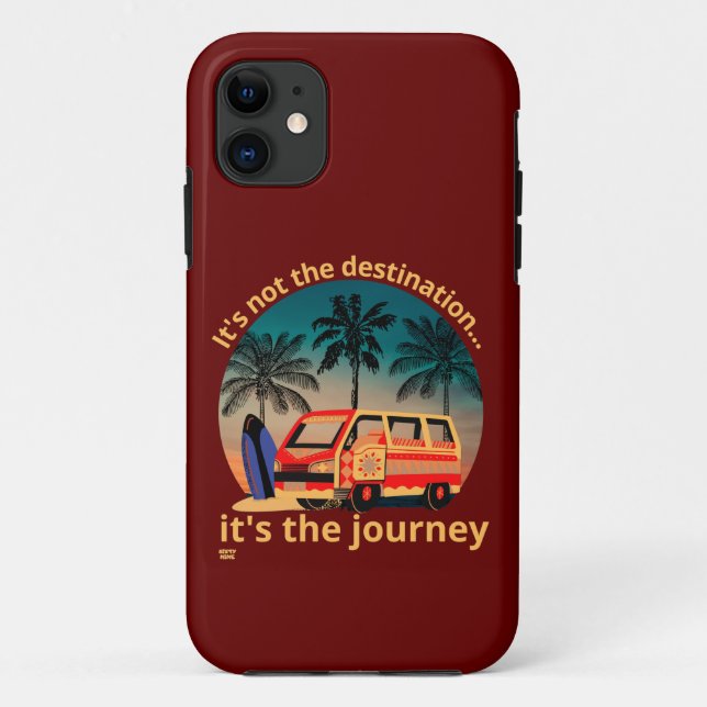 IT'S NOT THE DESTINATION... vanlife lifestyle      Case-Mate iPhone Case (Back)