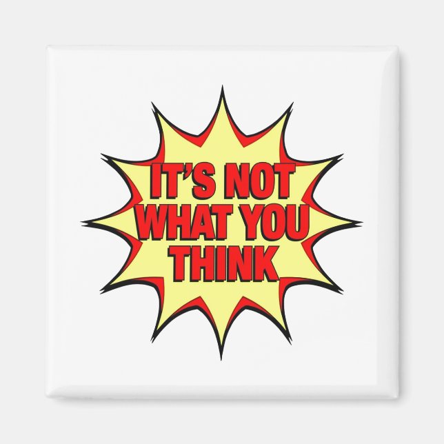 It's Not What You Think  Magnet (Front)
