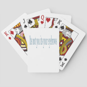 It's not you its your eyebrows playing cards