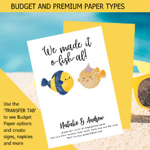 It's O-FISH-AL Funny Cute Summer Bridal Shower