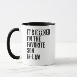 It's Official I'm The Favourite Son In Law Mug