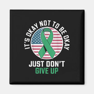 Its Ok Not To Be Ok Mental Health Awareness Ribbon Magnet