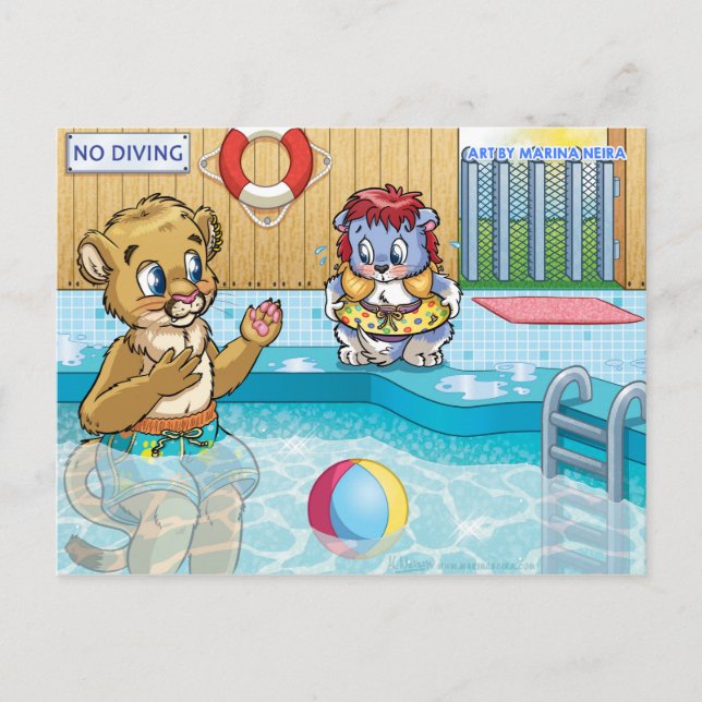 It's OK, Papa's Got You Postcard (Front)