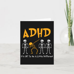 It's Ok To Be A Little Different Adhd Awareness Sk Card