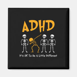 It's Ok To Be A Little Different Adhd Awareness Sk Magnet