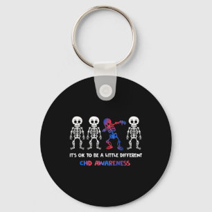 Its Ok To Be A Little Different Chd Awareness Key Ring