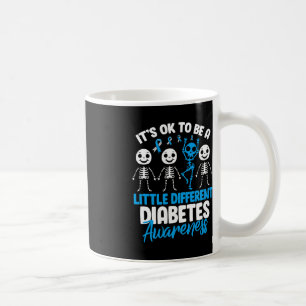 It's Ok To Be A Little Different Diabetes Awarenes Coffee Mug