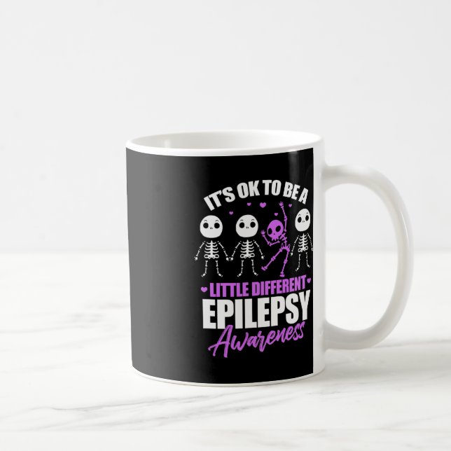 Its ok to be a little different epilepsy awareness coffee mug (Right)