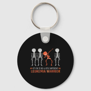It's Ok To Be A Little Different Leukaemia Warrior Key Ring