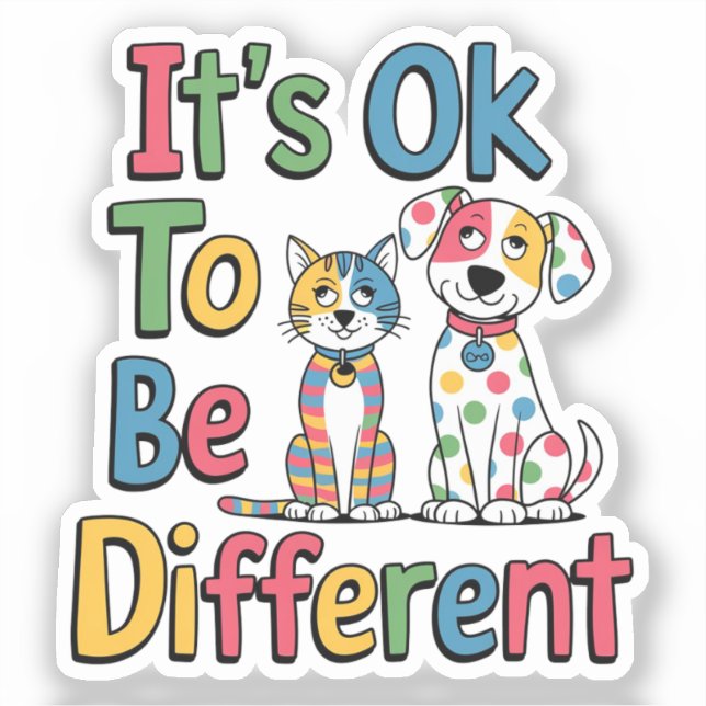 It's ok to be different (Front)