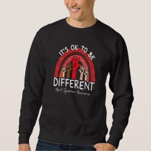 It's Ok To Be Different Apert Syndrome Awareness R Sweatshirt