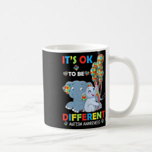 Its Ok To Be Different Autism Awareness Acceptance Coffee Mug