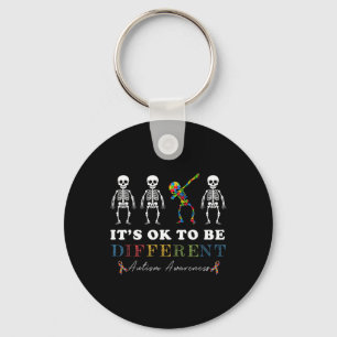 It's Ok To Be Different Autism Awareness Dabbing S Key Ring