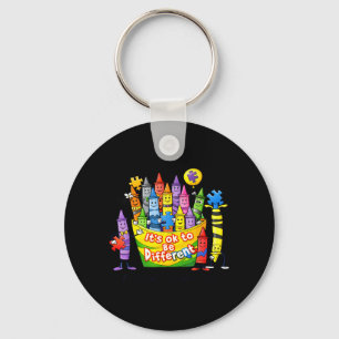 Its Ok to Be Different Autism Awareness Key Ring