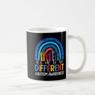 It's Ok To Be Different Autism Awareness Leopard R Coffee Mug