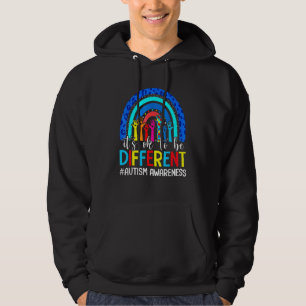 It's Ok To Be Different Autism Awareness Leopard R Hoodie