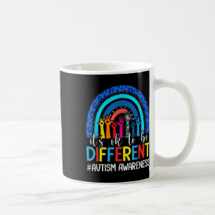 Its Ok To Be Different Autism Awareness Leopard Ra Coffee Mug