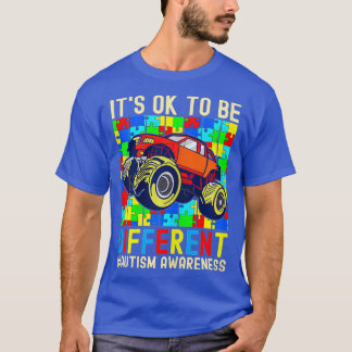 It's OK to be Different Autism Awareness Monster T T-Shirt