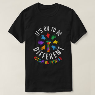 It's Ok To Be Different, Autism Awareness T-Shirt