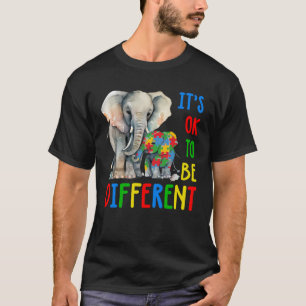 Its Ok To Be Different Autism Awareness Teacher T-Shirt