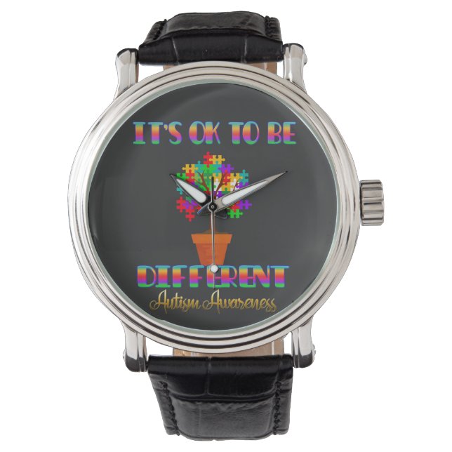 It's OK to be Different Autism Awareness Watch (Front)