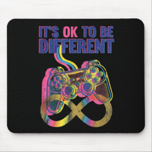 Its OK to Be Different Autism Gaming Awareness Mouse Pad