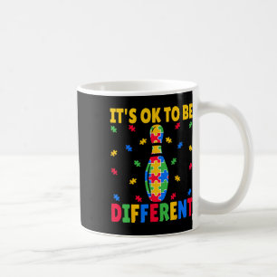 It's Ok To Be Different - Bowling Lover Autism Awa Coffee Mug