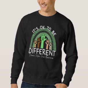 It's Ok To Be Different Chronic Pelvic Pain Awaren Sweatshirt