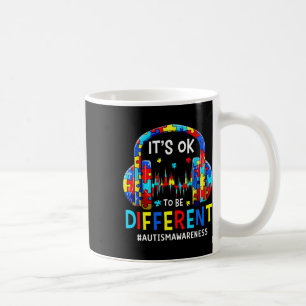 It's Ok To Be Different Cool Autism Awareness Game Coffee Mug