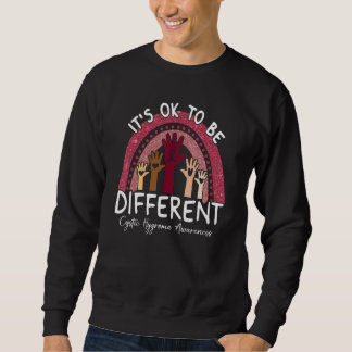 It's Ok To Be Different Cystic Hygroma Awareness Sweatshirt