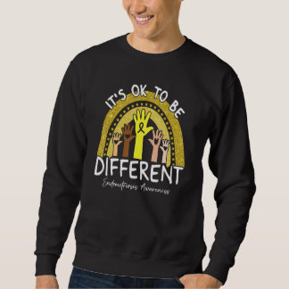 It's Ok To Be Different Endometriosis Awareness Ye Sweatshirt