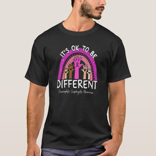 It's Ok To Be Different Eosinophilic Esophagitis A T-Shirt (Front)