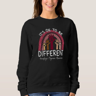 It's Ok To Be Different Hemiplegic Migraine Awaren Sweatshirt