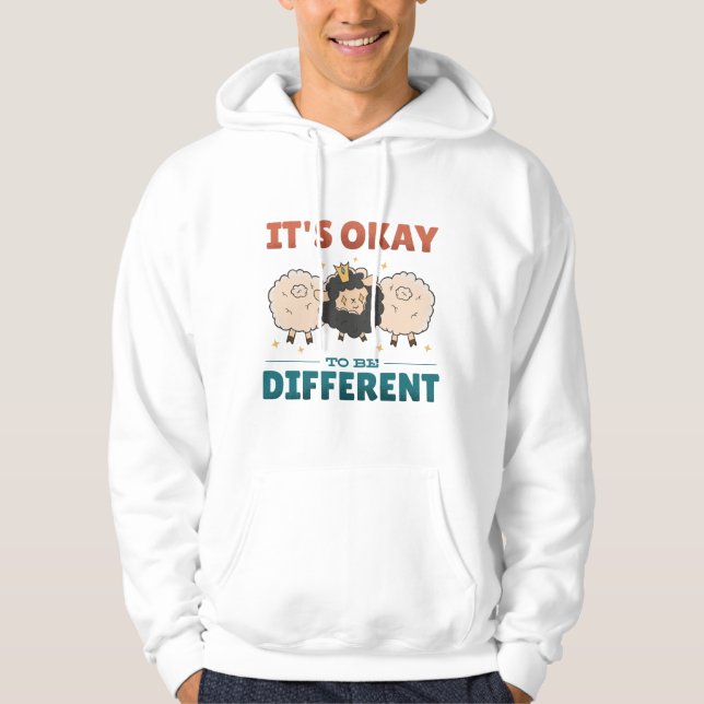 It's OK to be different Invitation Hoodie (Front)