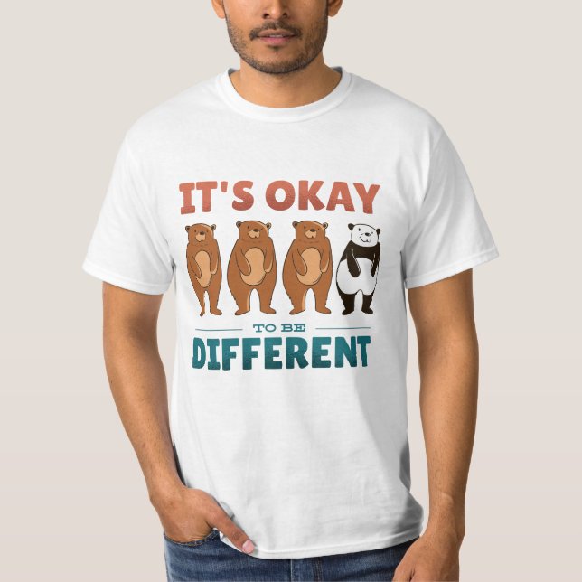 It's OK to be different Invitation Napkins T-Shirt (Front)