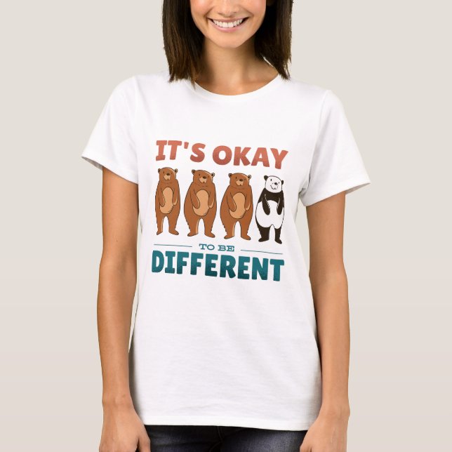 It's OK to be different Invitation Napkins T-Shirt (Front)